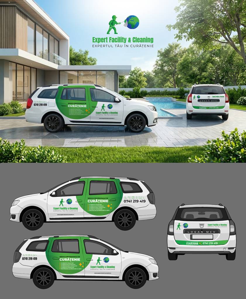 design colantare masina EFC - agentie marketing craiova - Idea Lab Creative Agency